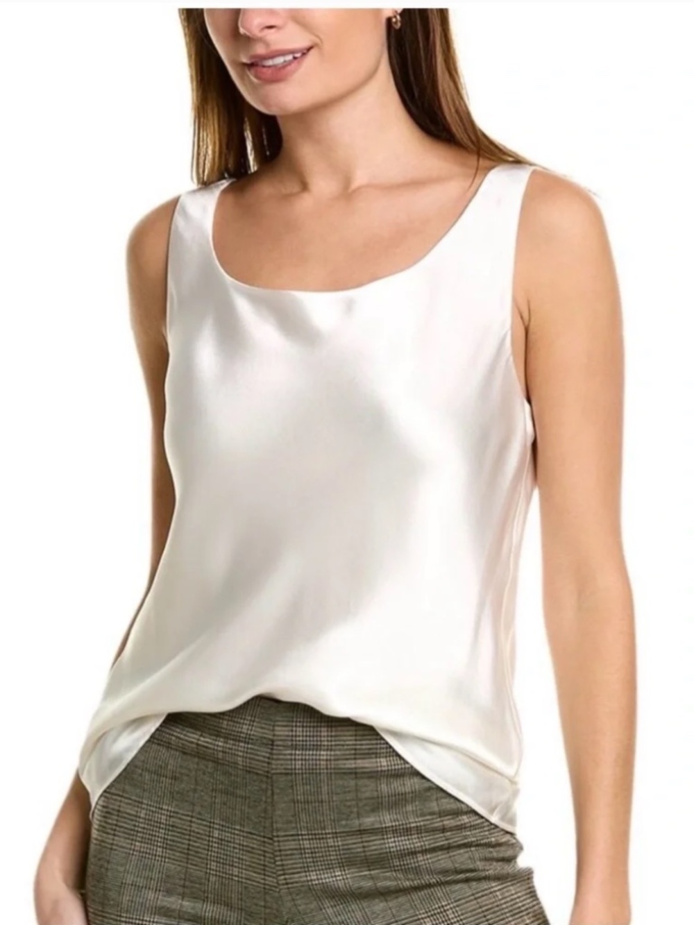 NWT Lafayette 148 Tank cloud silk